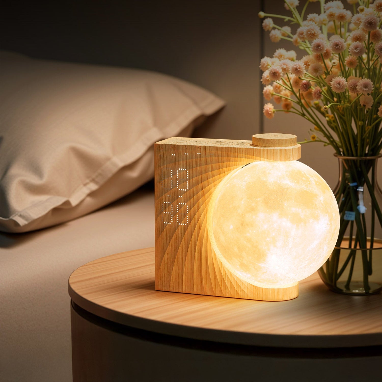 Moon Lamp Alarm Clock